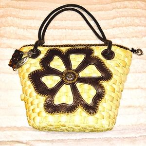 Brighton Shiloh Wicker Purse